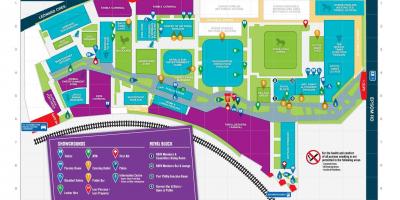Kart av Melbourne Showgrounds