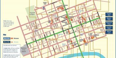 Kart av street art kart