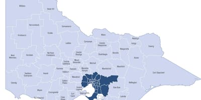 Kart av Viktoriansk råd